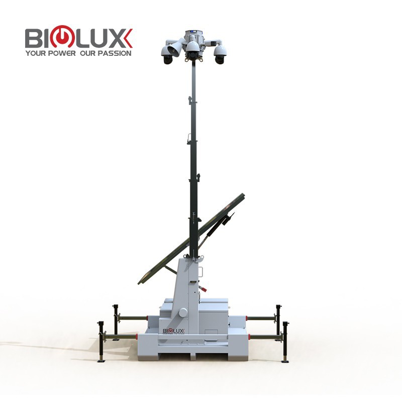 License-Free Mobile Solar Surveillance Tower