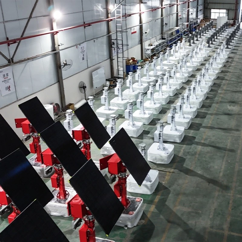 Portable Solar Powered AI Light Tower high quality